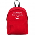 Ghiozdan rosu, Zambeste, Isus te iubeste!